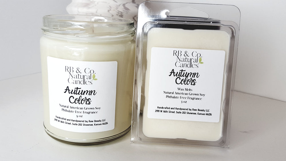 Natural Soy Candle | Autumn Colors | Hand-Poured and Hand-crafted
