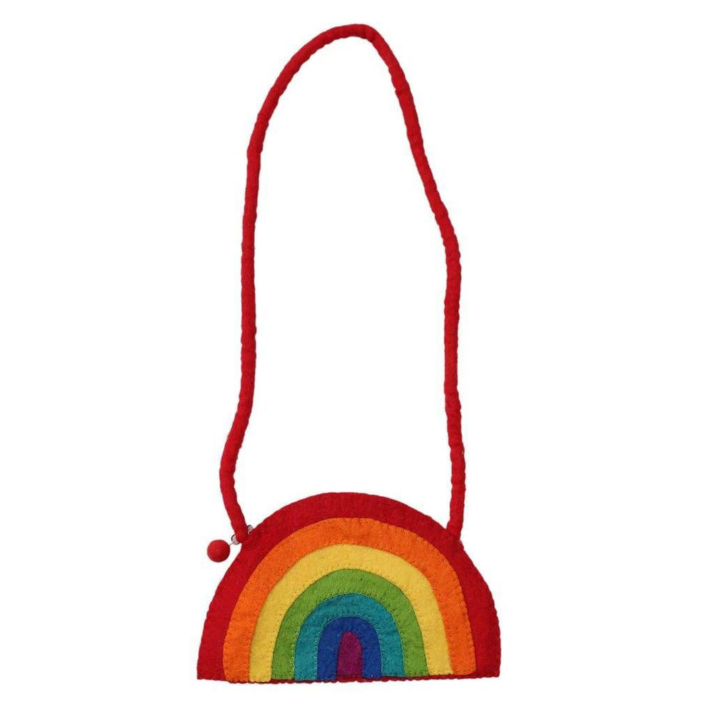 Felt Rainbow Shoulder Bag