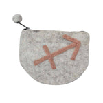 Felt Sagittarius Zodiac Coin Purse