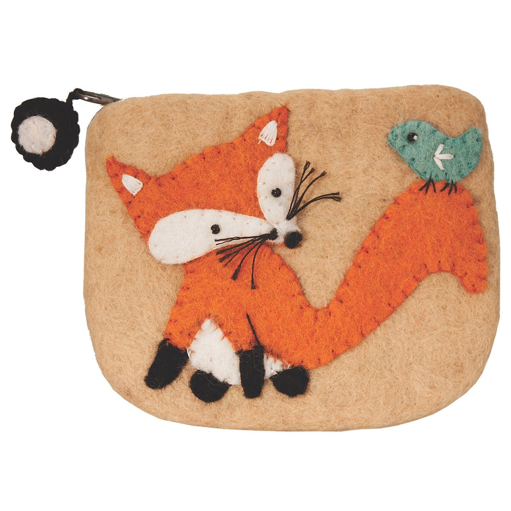 Felt Coin Purse - Fox