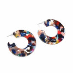 Multicolored Resin Hoops