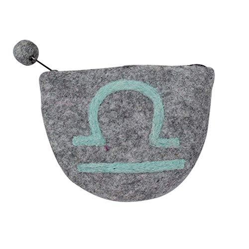 Felt Libra Zodiac Coin Purse