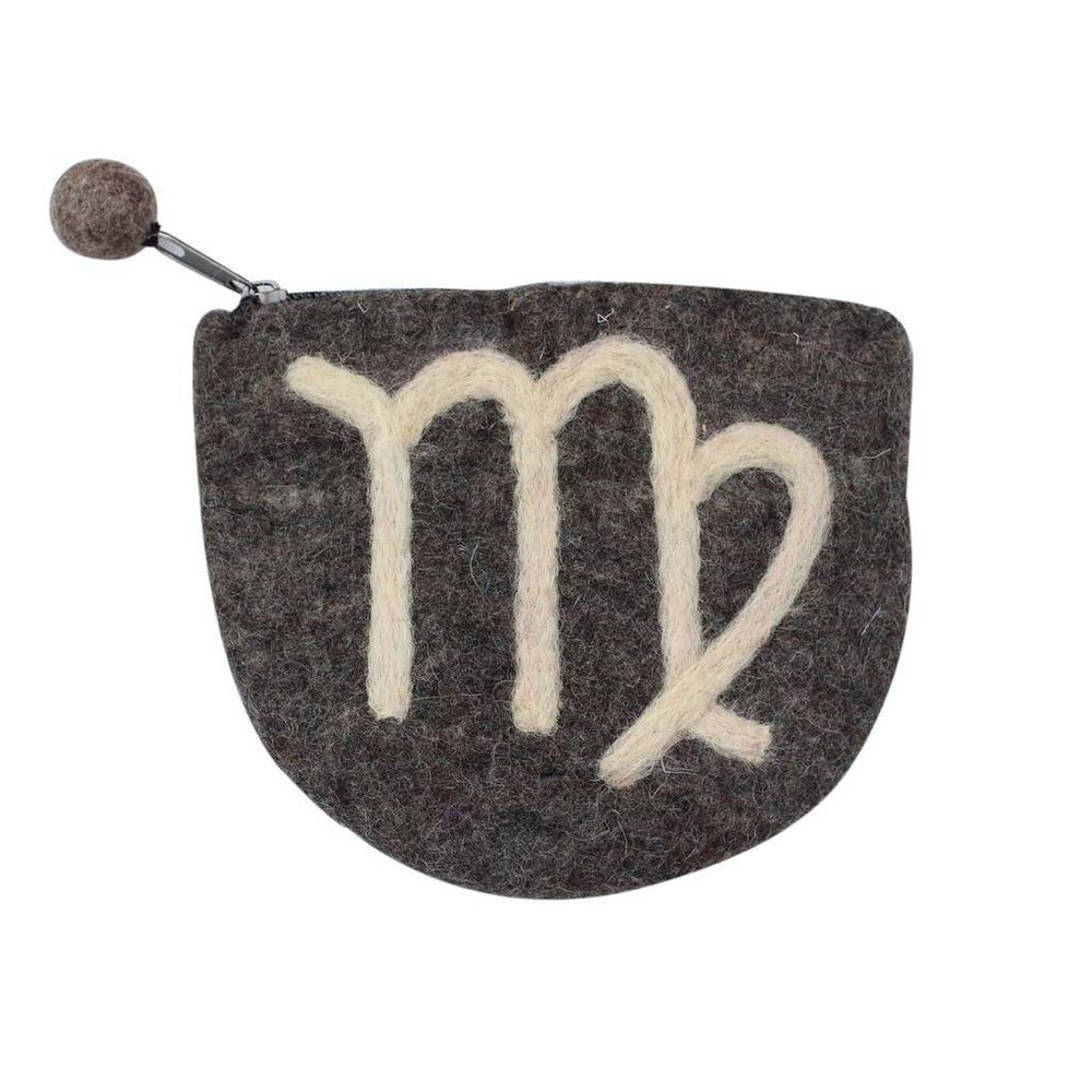 Felt Virgo Zodiac Coin Purse