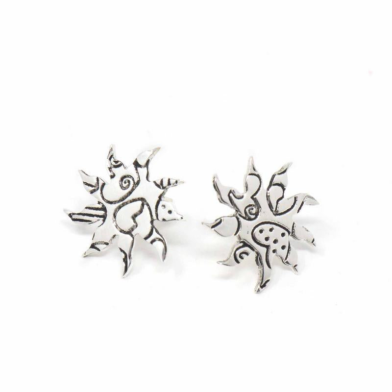 Stud Earrings, Sunburst