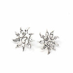 Stud Earrings, Sunburst