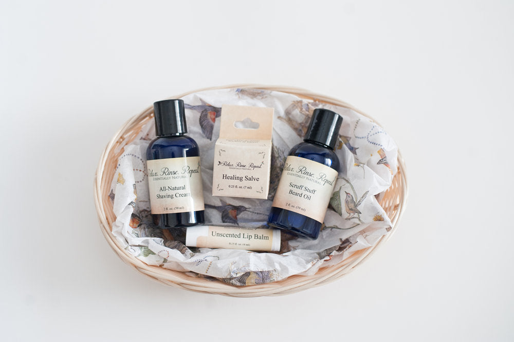 All-Natural Mens Gift Basket