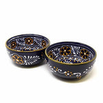 Half Moon Bowls - Blue, Set of Two