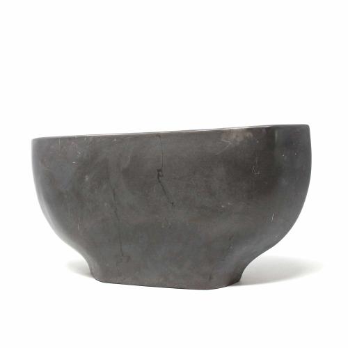 Soapstone Black Menorah - Smolart